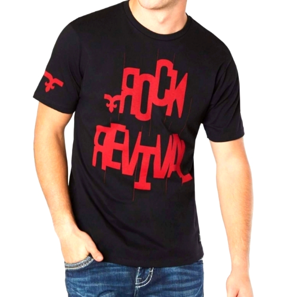 🆕️Rock Revival Graphic Talan Shortsleeve Crewneck T-Shirt. Men's Size: Large.